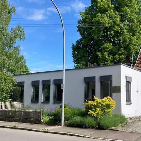 Kubisches Freistehendes Mit Blick Auf Einen Weiher Σπίτι διακοπών Marktlustenau